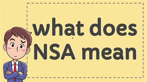 nsa meaning relationship|what does nsa fun mean.